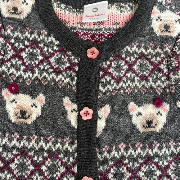 Hanna Anderson Bear Cardigan - Picture 2 of 6